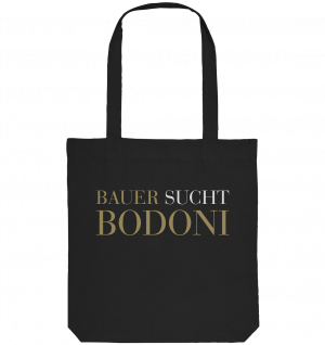 BAUER sucht BODONI - Organic Tote-Bag