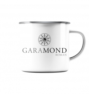 GARAMOND roman - Emaille Tasse