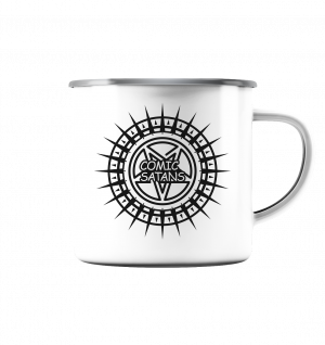 COMIC SAtaNS - Emaille Tasse