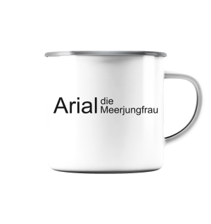 ARIAL die meerjungfrau - Emaille Tasse