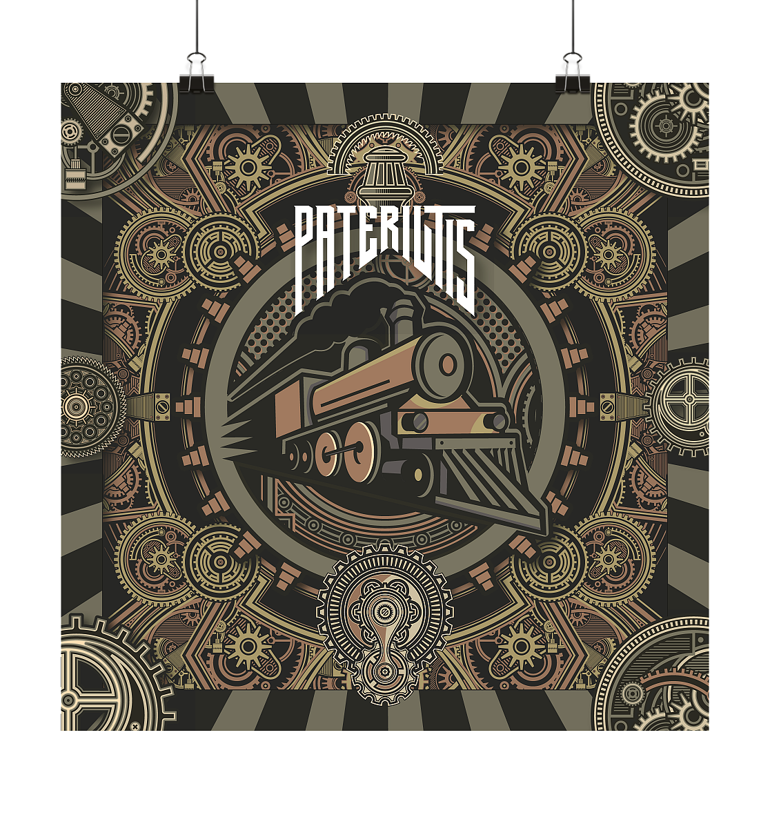 Pater Iltis - Train A Q - Poster 60x60