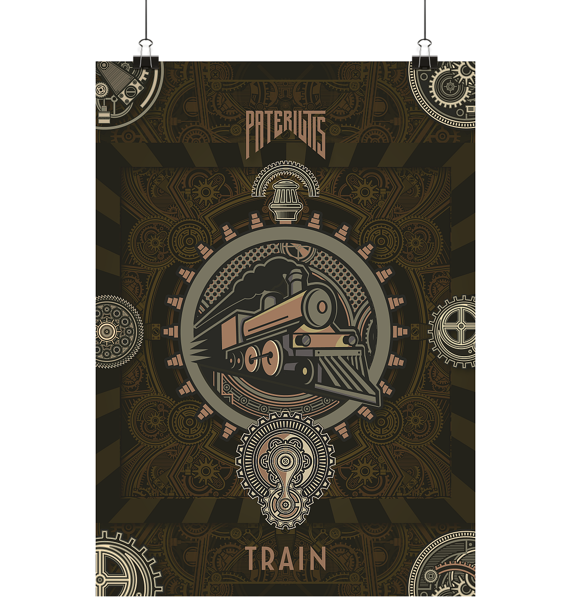 Pater Iltis - Train B - Poster Din A1 (hoch)