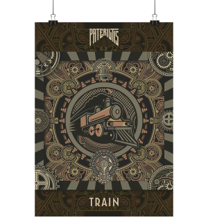 Pater Iltis - Train A - Poster Din A2 (hoch)