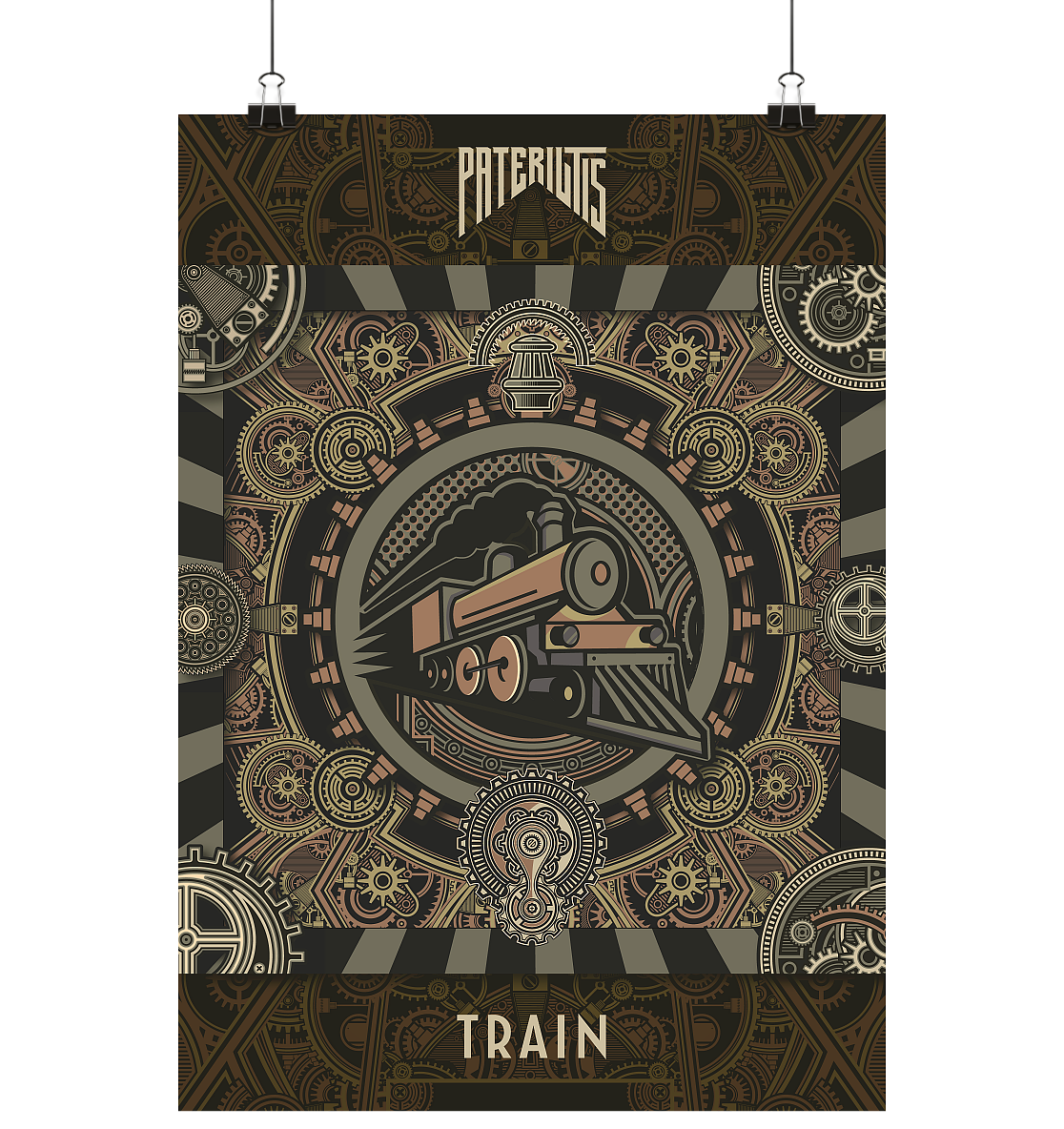 Pater Iltis - Train A - Poster Din A2 (hoch)